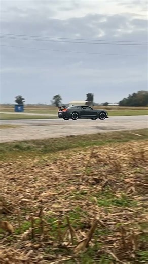 Boosted Camaro burnout and take off