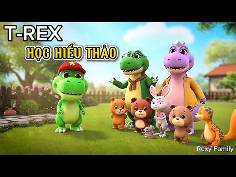 T-Rex Quan Tâm Ông Bà – Học Hiếu Thảo | Tập 28 | Hoạt Hình Khủng Long Giáo Dục Cho Trẻ Em
