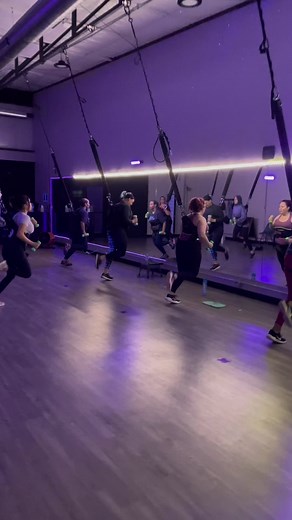 Intense Bungee Fitness Class in Bellevue