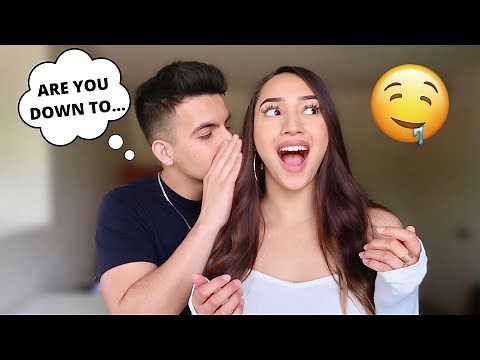 TALKING DIRTY TO MY GIRLFRIEND TO SEE HOW SHE REACTS!! *INTENSE*