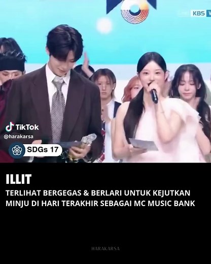 ILLIT Berikan Dukungan Hangat untuk Minju di Music Bank