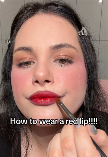 How to Wear a Red Lip Like a Pro