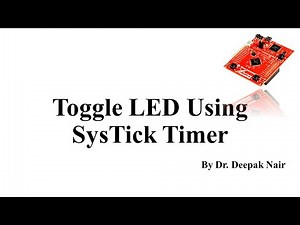 Toggle LED Using SysTick Timer in Tiva C Board