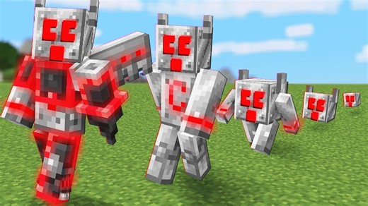Starting as a simple robot and evolving in Minecraft