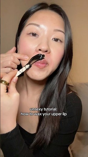 how to wax your upper lip at home