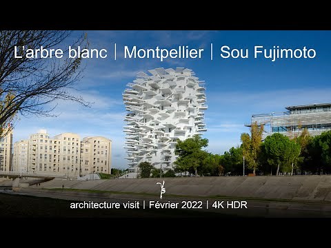 Arbre blanc｜Montpellier｜Sou Fujimoto｜architecture visit｜4K HDR