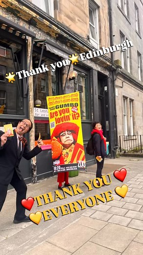 🌟Thank you, Edinburgh! & EVERYONE🌟 After about a month of performances, Two original shows Are You Lovin’ It? – 22 shows Shunga Alert – 23 shows Plus 2 special event appearances We successfully completed 47 performances in total! To everyone who came to see our shows, To those who loved them and helped spread the word Thank you from the bottom of our hearts. To all the amazing theatre staff, To our friends who traveled from all over the world just to see us, To those cheering us on like family