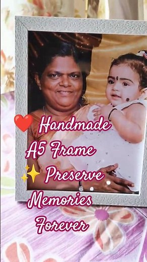 Handmade Personalized A5 Photo Frame ❤️ | Perfect Gift Idea 🎁