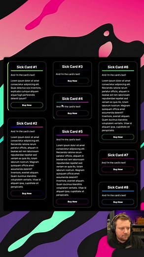 Really cool CSS gradient border effect I recreated after seeing it on the warp website. Code on my GitHub / tweeted links