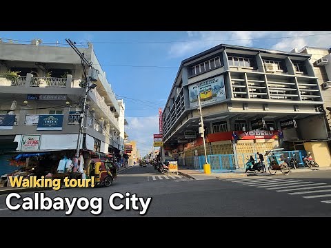 Calbayog City walking tour. Samar 2024.