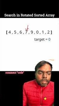 Search in Rotated Sorted Array | Leetcode 33