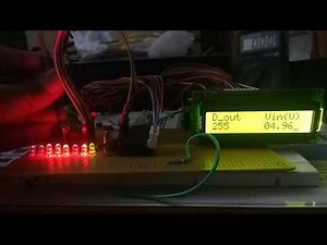 ADC 0804 interfacing with 8051