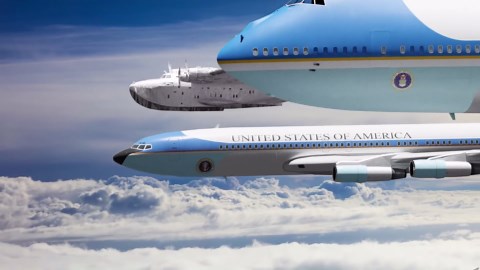 2 jumbo jets, 1 flying White House - Air Force One’s evolution