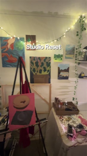 a nice reset before i start my next project #fyp #cleantok #art #artist #studio