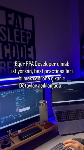 Osman | RPA & AI Creator on Instagram: "Kaydet, bugün değilse bile başlayacağın gün elinin altında olsun. RPA best practices’lerini merak edene gönder. ◽ Süreç Analizi, Tasarımı & Mimari Karar • Otomasyona uygun süreç nasıl seçilir? • As-Is / To-Be süreç analizi • Linear, Flowchart, State Machine, Dispatcher Reframework / Performer Reframework mimari seçimi • Transaction yapısı & iş bölümü 💡 Yanlış analiz veya tasarım = yanlış robot ◽ Dokümantasyon (Kurumsal Zorunluluk) • PDD (Process Definitio