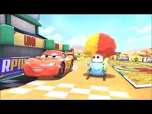 Disney Pixar Cars Fast as Lightning - Guido vs Lightning McQueen