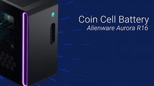 Cómo reemplazar la batería de tipo botón en Alienware Aurora R16