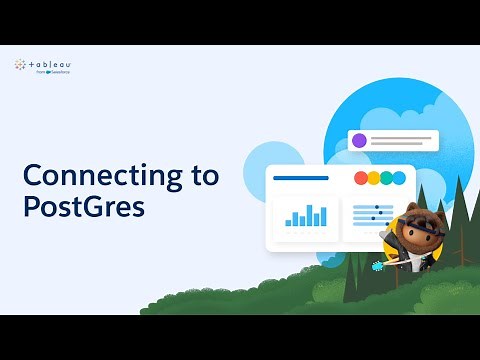 Connecting to PostGres | Tableau Cloud