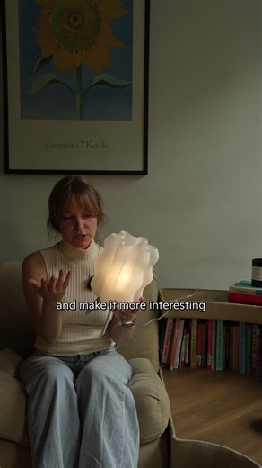 Instantly upgrade your space. Meet the Wavy Lamp—the original 3D-printed designer lamp. Hand-assembled in Brooklyn using recycled, corn-based materials. Perfect for your bedside, desk, or shelf. | Wooj Design