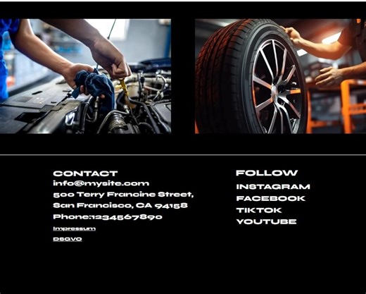 Wix Website Template | Car Repair, Auto Tuning Garage | Mobile-friendly - Etsy