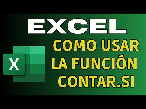 EXCEL: COMO usar al función CONTAR.SI, La SOLUCIÓN a tus problemas de CONTEO