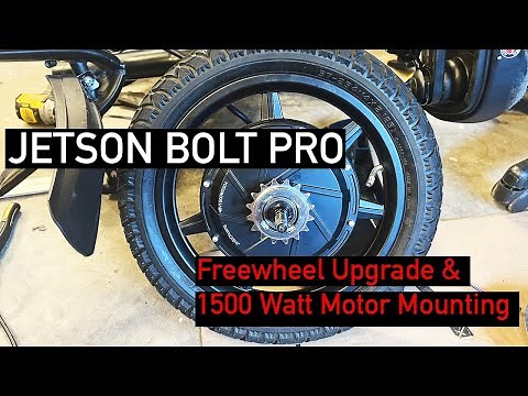 Jetson Bolt Pro Freewheel Sprocket solution when upgrading Motor