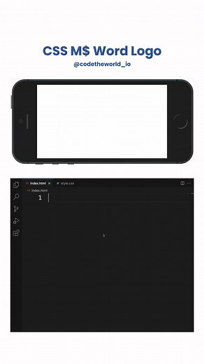 Css MS Word Logo #codetheworld #frontendfriday #codemagic #htmlcssjs #cuteanimals #industrybaby #lilnasx #microsoft #office #word