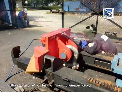 Pulling Force Testing of Winch Bundle Puller