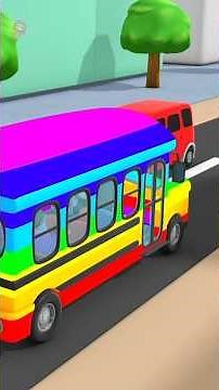 Wheels on the Bus, Fun Learning #nurseryrhymes #kidssongs