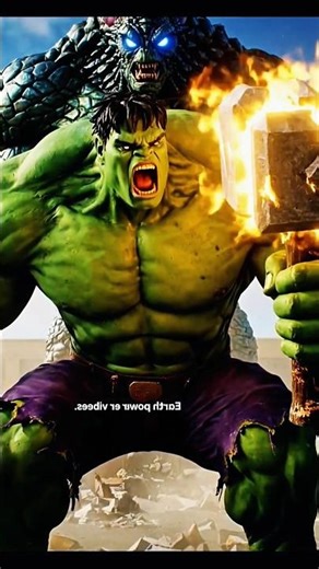 Poor Hulk V/S Dangerous Alien 👽#ai #hulk #shorts