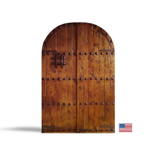 Hand-hewn Cedar Double Front Arched Doors, Antique Colonial Style, Custom Made - Etsy