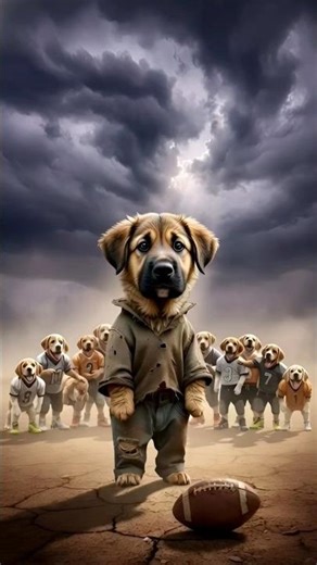 poor puppy worked hard and brought shoe for football match #viral #shorts #trending #puppyvideos