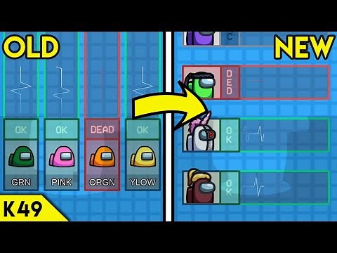 Among Us New Update - Old vs New Features (15 players lobby)