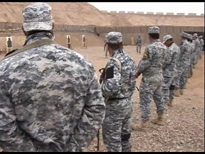 Iraqi security Forces Train their own police, U.S. Advises and assists