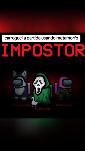 Among Us é um jogo multiplayer de estratégia e trabalho em equipe. Os jogadores são divididos entre Tripulantes e Impostores. Os Tripulantes precisam completar tarefas pelo mapa e descobrir quem são os Impostores, enquanto os Impostores devem eliminar os Tripulantes sem serem descobertos. Durante a partida, é possível convocar reuniões para discutir suspeitas e votar em quem acreditam ser o Impostor. O jogo exige observação, comunicação e raciocínio para vencer. #impostor #amongUS #fyp #metamorf
