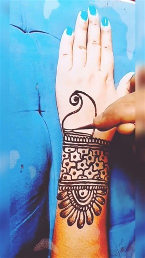 Easy stylish mehndi design | Latest back hand mehndi design | Simple mehndi | Mehndi design | Mehndi