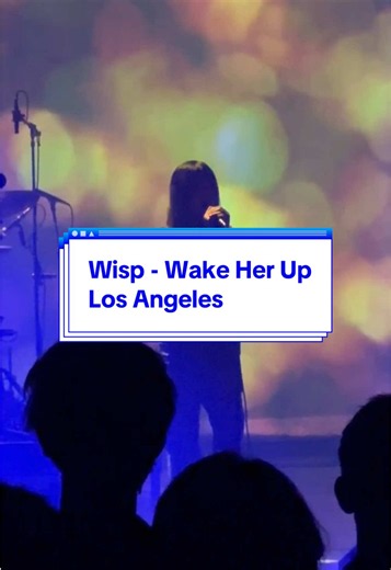 WISP - WAKE HER UP WITH AMERICAN FOOTBALL AT THEIR CONCERT IN LOS ANGELES #wispconcert #wisp #americanfootball #midwestemo #wispcore @Wisp @American Football