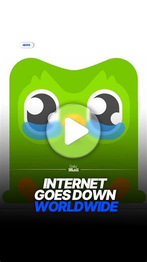 A major outage has affected 'half the internet', with millions of people left unable to access sites including Snapchat, Fortnite, and Duolingo, as well as several banking apps. The problem lies with Amazon Web Services – a cloud computing service that powers much of the infrastructure behind many websites. Read more at Daily Mail. | Daily Mail Video