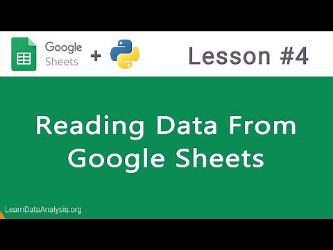 Google Sheets API in Python | Reading Data From Google Sheets