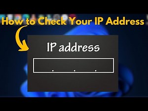 How to Check Your IP Address on Windows 11