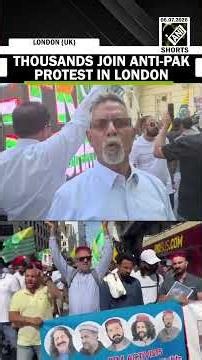 Kashmiris in London stage massive march against human right violations in PoJK