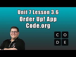 Code.org Unit 7 Lesson 3.6 - Order Up! App