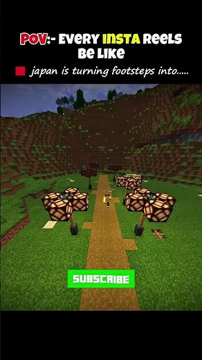 Insta reels be like #shorts #minecraft #viral #gaming #instagram