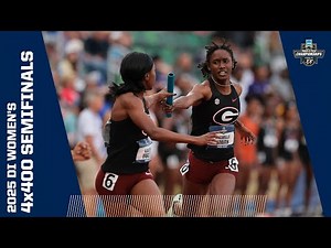 Every 4x400m relay semifinal from 2025 NCAA outdoor track and field championships