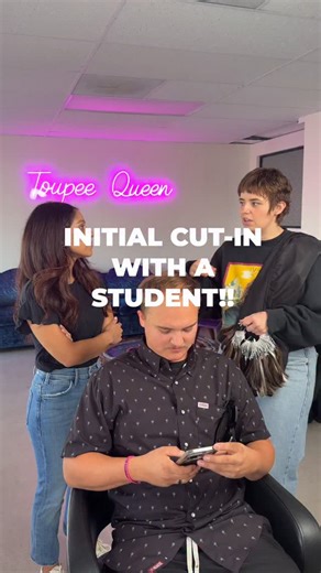 Emily Alexis Ann Cheney on Instagram: "Doing some toupee things with @jesslopezhair . . . . . #toupee #hair #bald #hairsystem #sandiego #hairreplacement #hairstylist #hairtransformation #hairtutorial #hairlosssolutions #hairlosshelp #baldhead #hairstylist #hairtransplant"