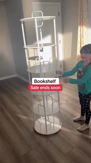 Rotating bookshelf #RotatingBookshelf #Bookshelf #Furniture #HomeDecor