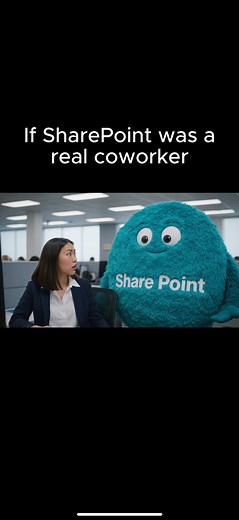 If Microsoft SharePoint was a real coworker #parody #ai #veo3 #googleveo3 #sharepoint