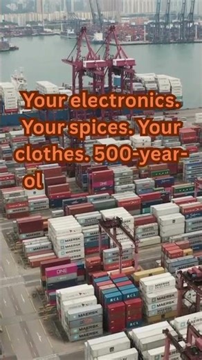 Your Amazon Order is 500 Years Old 📦⚓️ #history