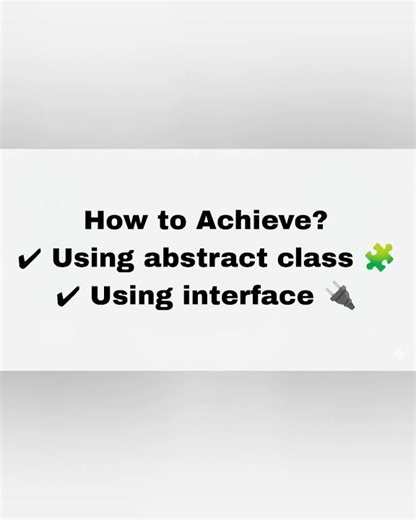 Abstraction in Java 💻🎭