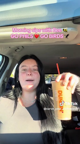 Part 177 | Morning sips with Bee 🐝 ☕️ Med Iced coffee 💗 ONE pump butter pecan 💗 ONE pump caramel 🤌🏼10/10 always Women owned business beef… not on bees watch 👀👏🏼 #curveyourenthusiasm #yousalreadyknow #southphillyinfluencer #onesip #heyladies